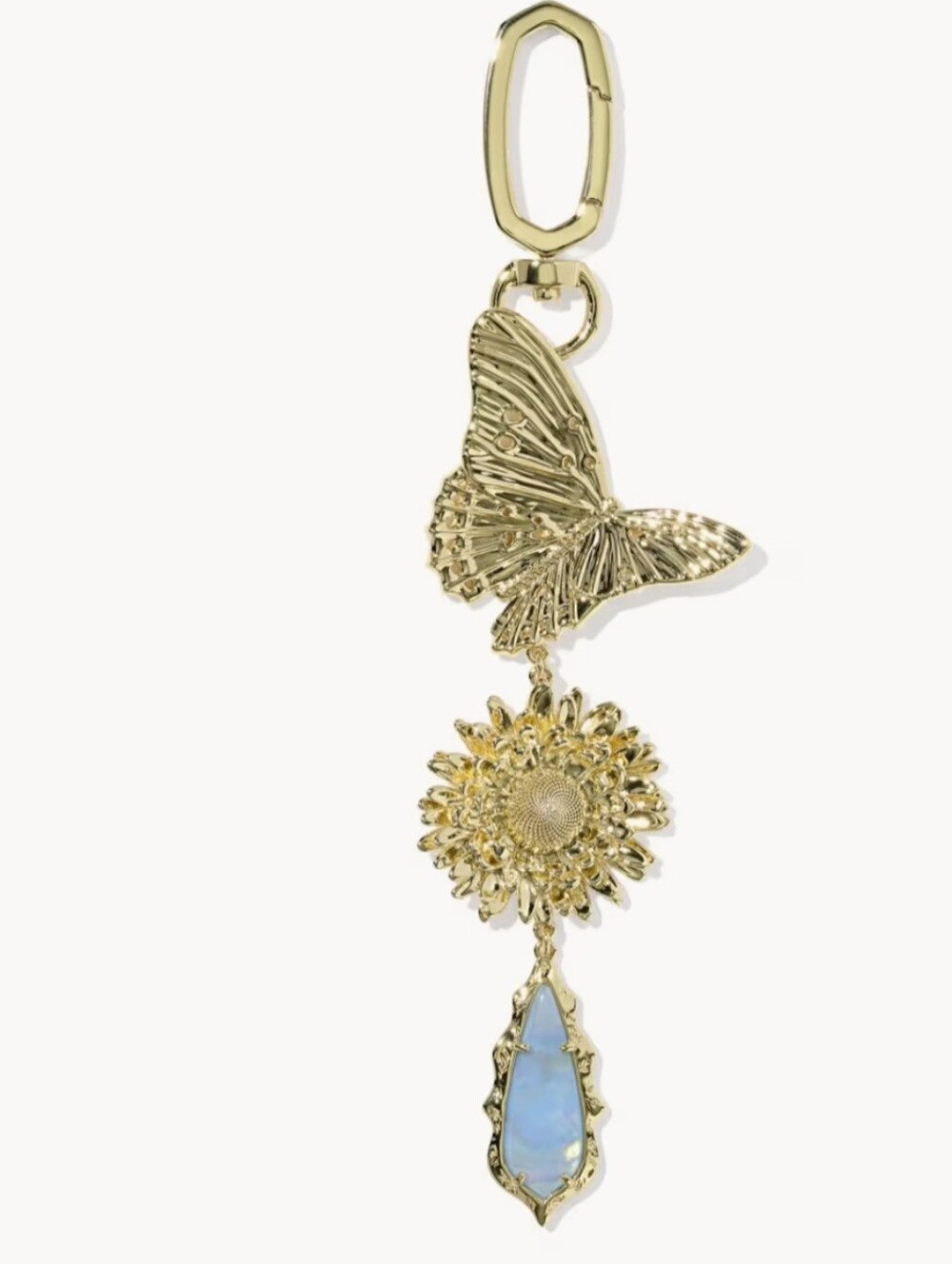 NWT Kendra Scott Butterfly Gold Bag Charm
